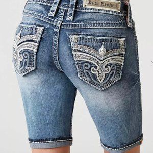 Rock Revival Tali Easy Bermuda Shorts Size 32